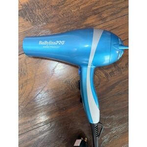 BabylissPRO Nano Titanium Hair Dryer, Professional 2000-Watt Blue BNT5548 Tested